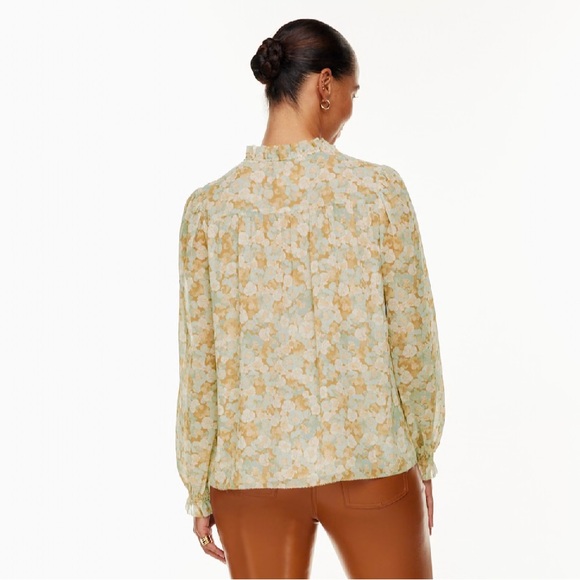 Wilfred Alexis blouse Floral Long Sleeve Blouse women’s XL summer dating blouse - Picture 15 of 16
